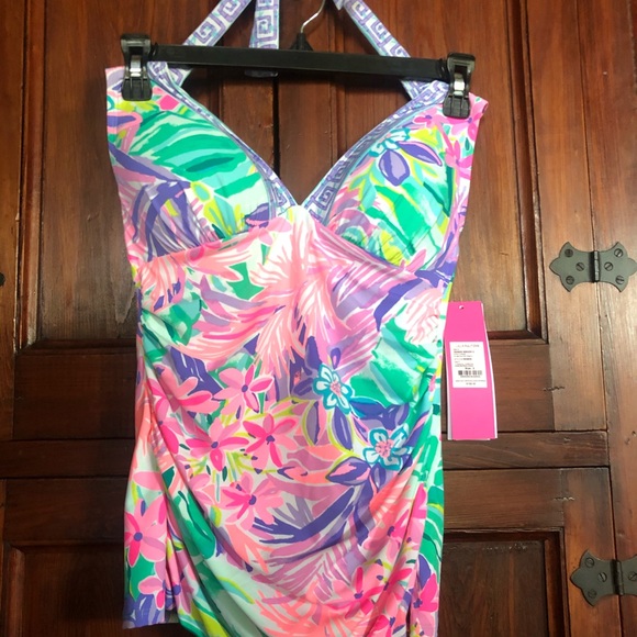 Lilly Pulitzer tankini size 2 top only - Picture 6 of 8